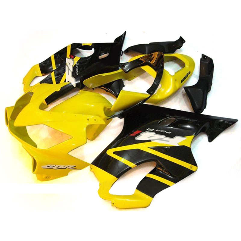 Motorcycle Fairings Kit - 2001-2003 Honda CBR600F4i Yellow/Black | YB600F Motorcycle Fairings Kit - 2001-2003 Honda CBR600F4i Yellow/Black | YB600F