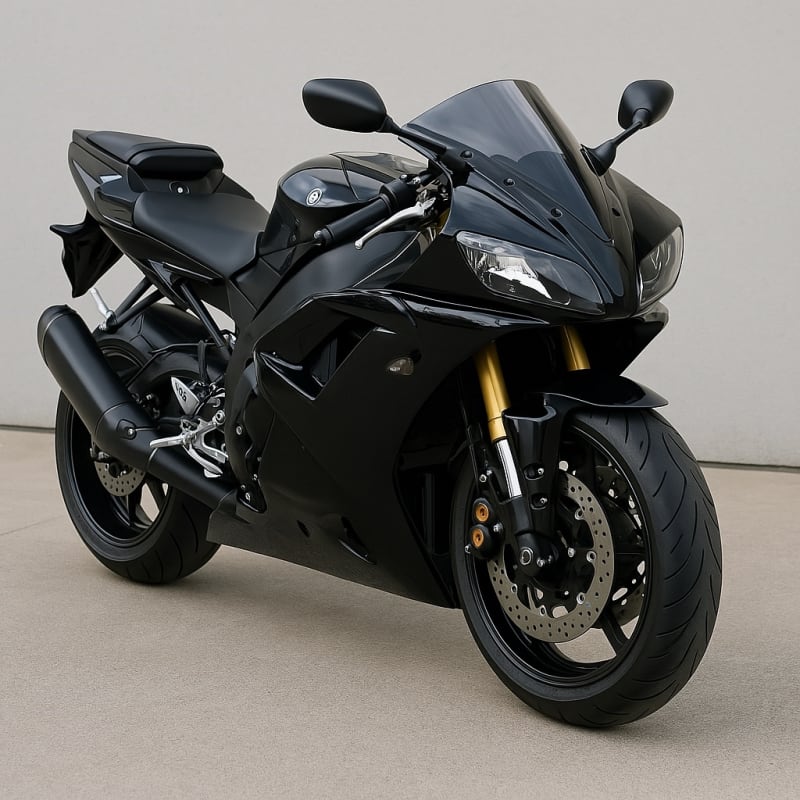 Gloss Black Yamaha YZF-R1 Motorcycle Fairings – Premium Aftermarket Fairing Kit for a Sleek, Aerodynamic Look Gloss Black Yamaha YZF-R1 Motorcycle Fairings – Premium Aftermarket Fairing Kit for a Sleek, Aerodynamic Look