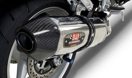Suzuki GSXR 600/750 2008-2010 Yoshimura Polished w/ Carbon Tip R-77 EPA Noise Compliant Slip On Exhaust Suzuki GSXR 600/750 2008-2010 Yoshimura Polished w/ Carbon Tip R-77 EPA Noise Compliant Slip On Exhaust