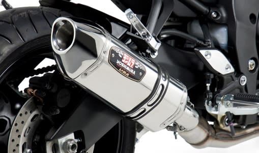 Yamaha FZ8 2011-Present Yoshimura Polished w/ Stainless Tip R-77 Slip On Exhaust Yamaha FZ8 2011-Present Yoshimura Polished w/ Stainless Tip R-77 Slip On Exhaust