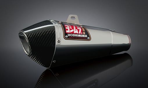 Yamaha R6 2006-Present Yoshimura Polished w/ Carbon Tip R-55 GP Style Full Exhaust System