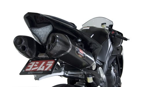 Yamaha R1 2009-2014 Yoshimura Dual Carbon Fiber TRC-D Slip On Exhaust Yamaha R1 2009-2014 Yoshimura Dual Carbon Fiber TRC-D Slip On Exhaust