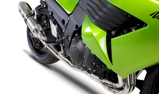 Kawasaki ZX14R 2012-Present Yoshimura Polished w/ Stainless Tip R-77 Complete Full Exhaust System Kawasaki ZX14R 2012-Present Yoshimura Polished w/ Stainless Tip R-77 Complete Full Exhaust System