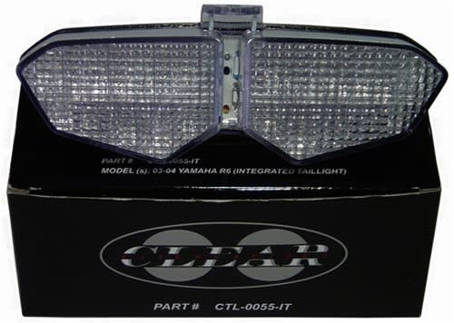 YAMAHA R6s (05-08), R6 (03-05) SMOKED INTEGRATED TAIL LIGHT (Product code: YTL-0055ITS)