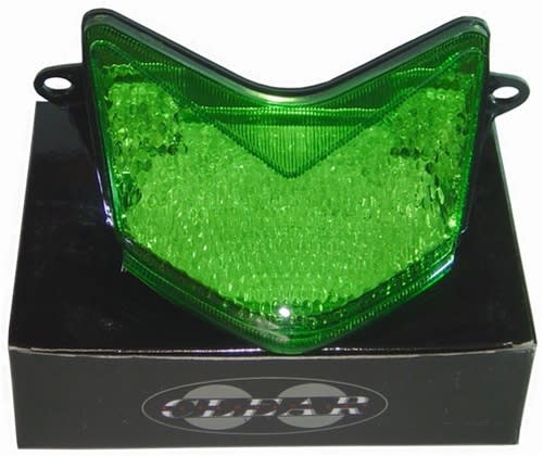 KAWASAKI ZX-6R (05-06), ZX-10R (06-07) GREEN INTEGRATED TAIL LIGHT(Product code: YTL-0080ITG )