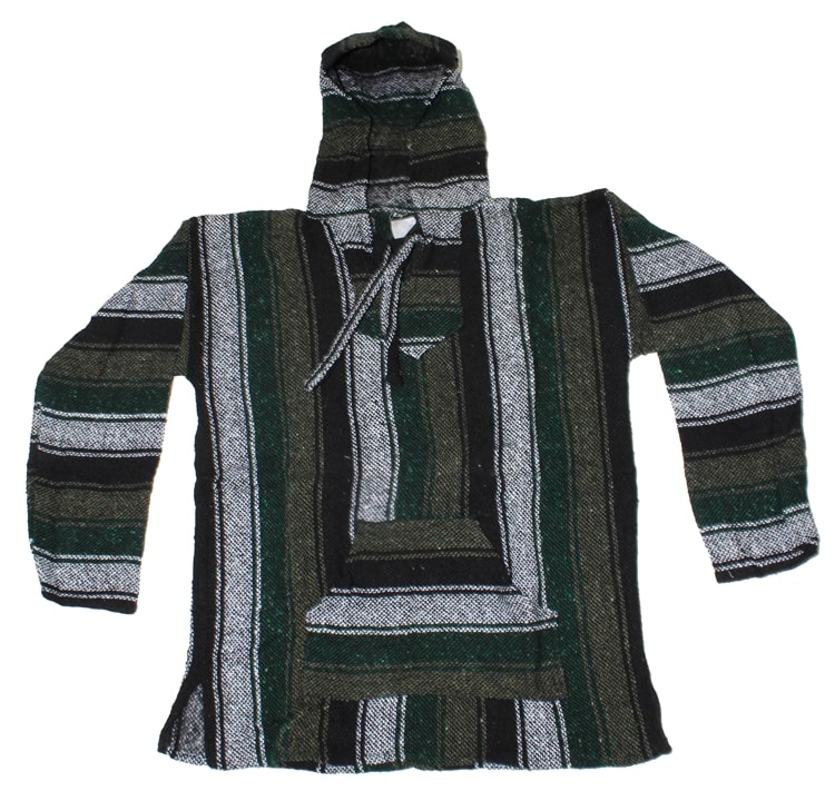 Mexican Baja Poncho Hoodie Baja 159