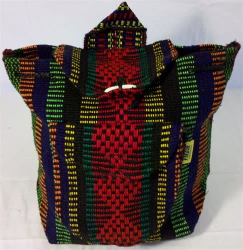 Sac à Dos Rasta 'Cuetzalan' - Fabriqué Au Mexique - Neuf Sans étiquette