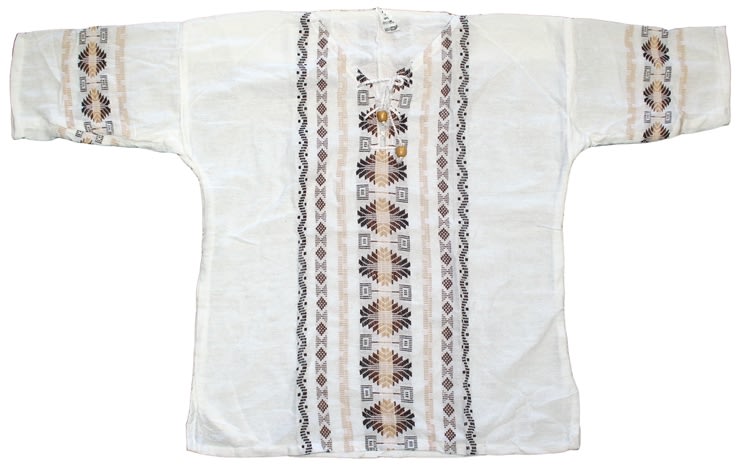 (XL) Men's Maya Embroidered Shirt - 2101 (XL) Men's Maya Embroidered Shirt - 2101