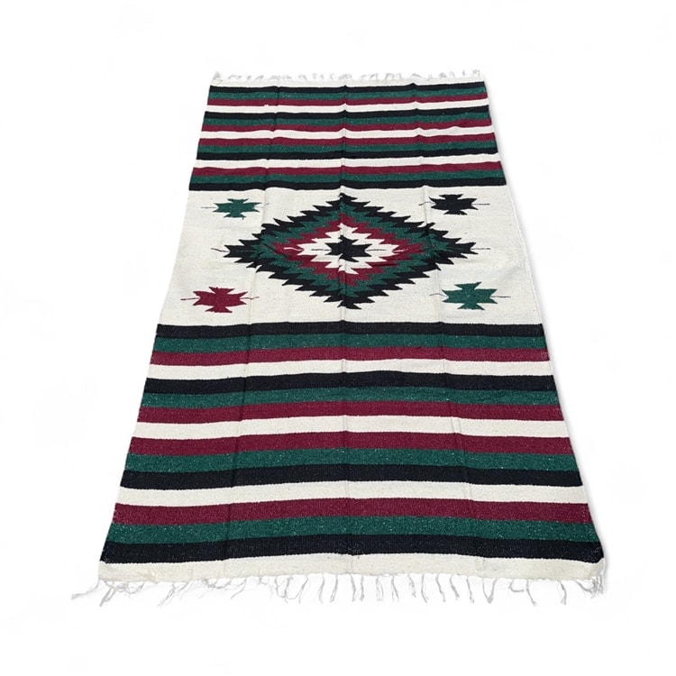 Colorful Mexican Heavy Blankets - Tribal 17