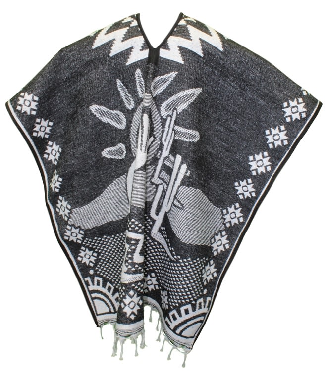 Heavy Blanket Mexican Poncho - Flautista 1