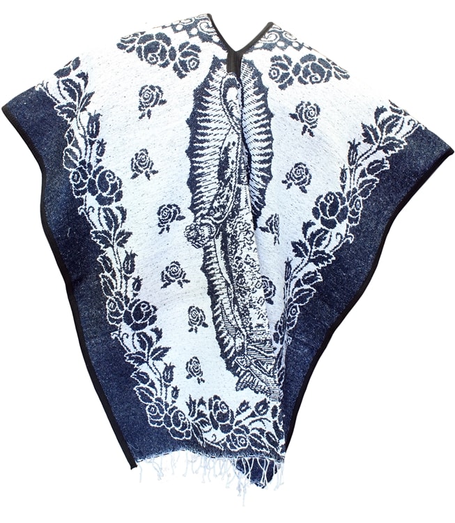 Heavy Blanket Mexican Poncho Tribal 21