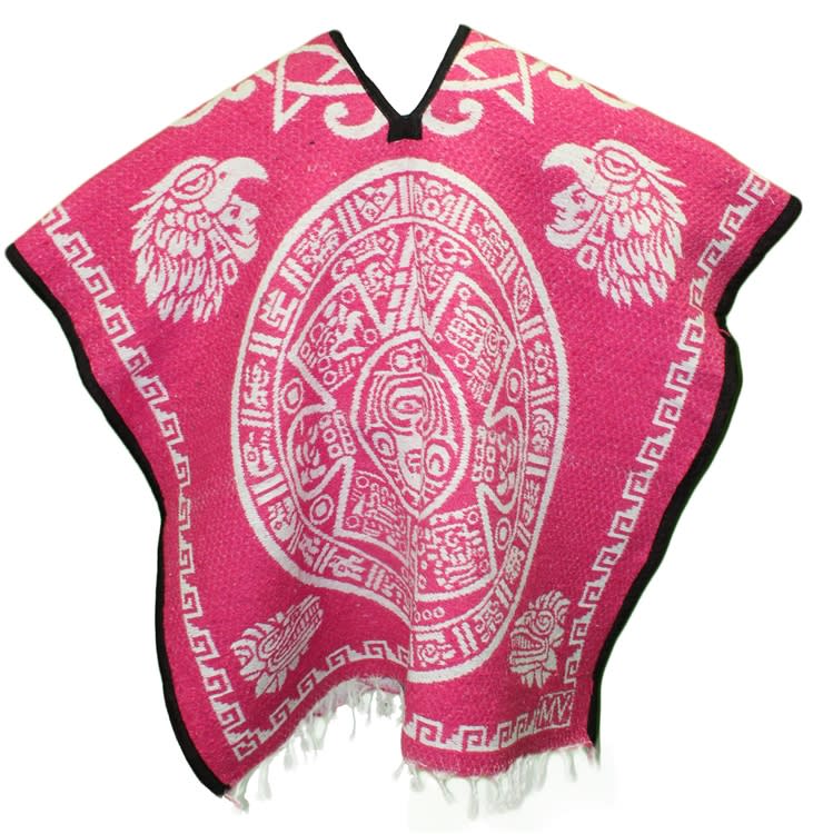 Heavy Blanket Mexican Poncho Tribal 5