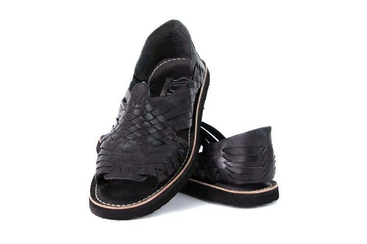 (Raw & Rustic) Generic Women's Authentic Pachuco Huaraches - Black