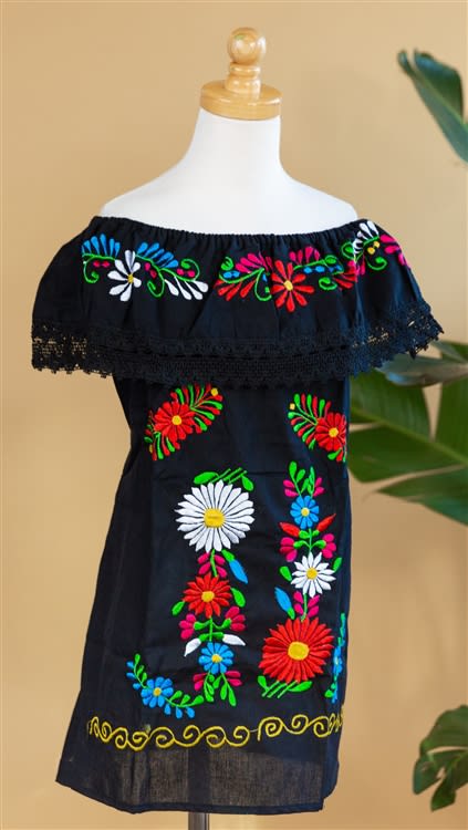 Embroidered Mexican Dresses