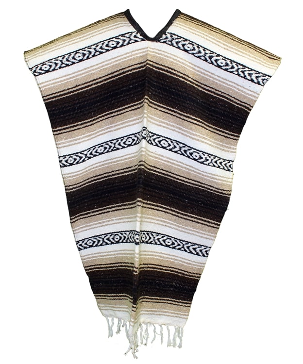 Premium Traditional Mexican Poncho - Pattern 5