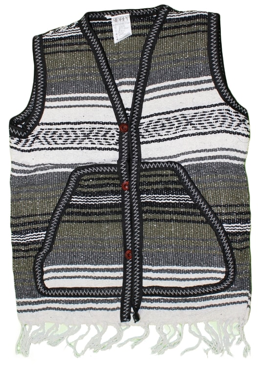 Poncho Vest -  Green (Large)