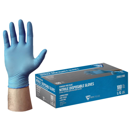 Blue Nitrile Gloves