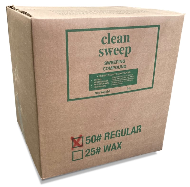 Oil-Based Sweeping Compound, Powder, 50-lb Box