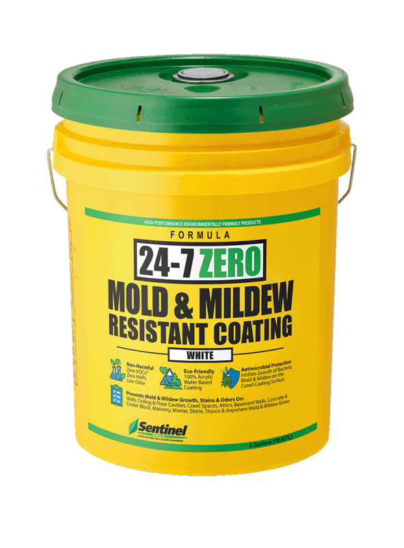 Sentinel Formula 24-7 Zero White Interior Mold & Mildew Resistant Green Coating