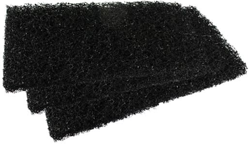 6" x 9" Heavy Duty Scrub Pads - Black