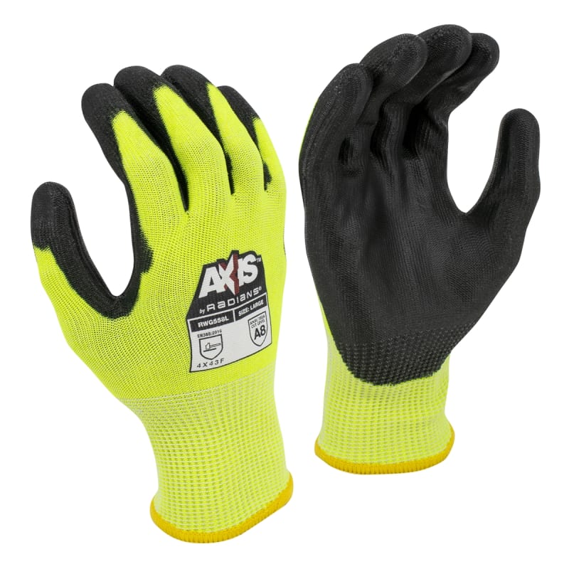 RWG558 AXIS  Cut Protection Level A7 PU Coated Glove - Size M
