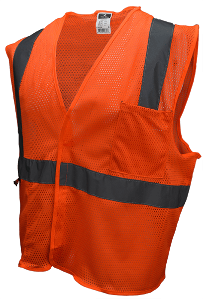 Radians Economy Type R Class 2 Mesh Safety Vest - Orange