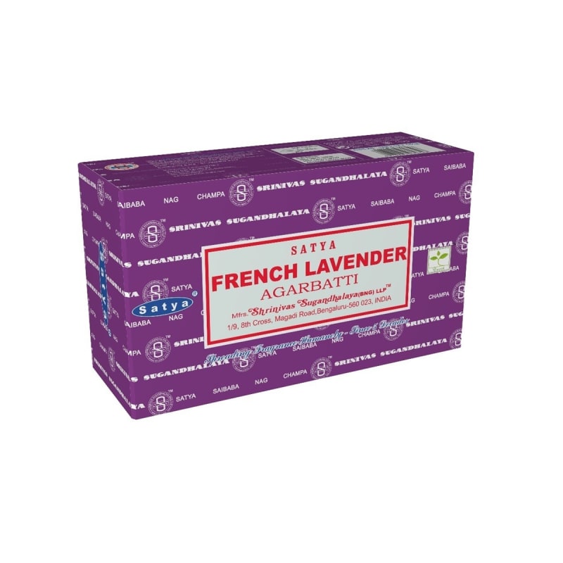 Satya French Lavender Incense 15 Grams Satya French Lavender Incense 15 Grams