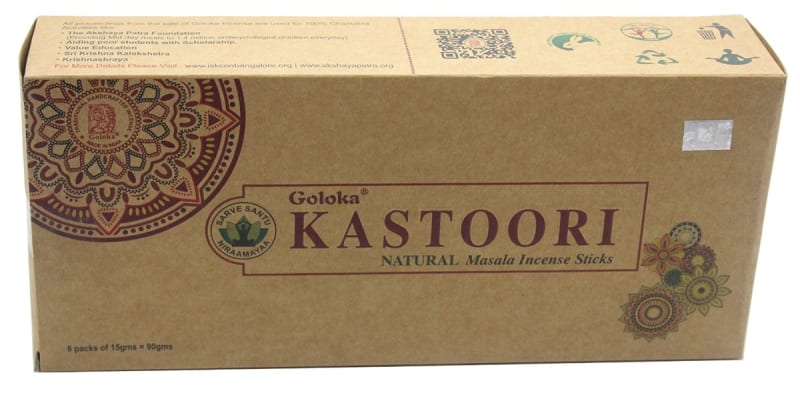 Goloka Incense - Organica Series - Kastoori
