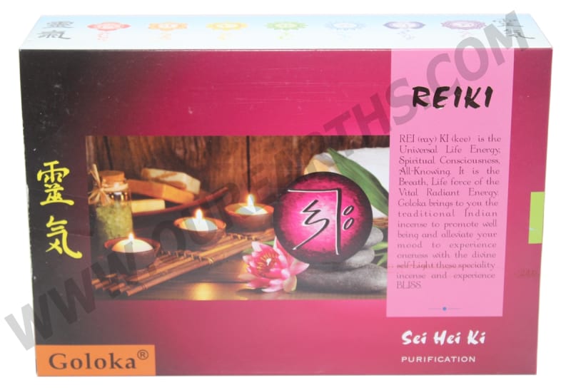 Goloka Incense - Reiki Series - Sei Hei Ki (Purification)
