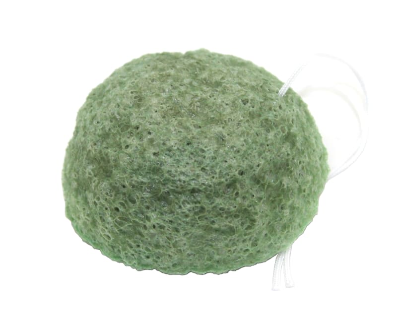 Konjac Sponge Puff - Green Tea - Made in Japan