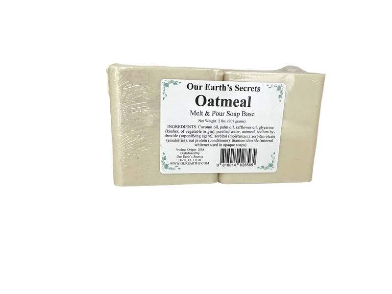 Oatmeal 2 Lbs Melt and Pour Soap Base