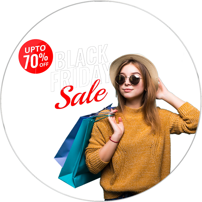 KrystalDISC Ultra Thin Transparent LED screen with 2000nits brightness. 1.5M Diameter CIRCLE