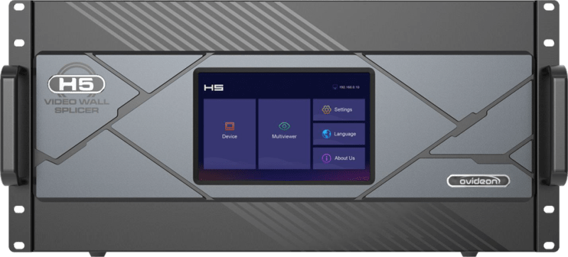 H5 Modular splicing processors with integrated video processing, and video control. 39M loading
