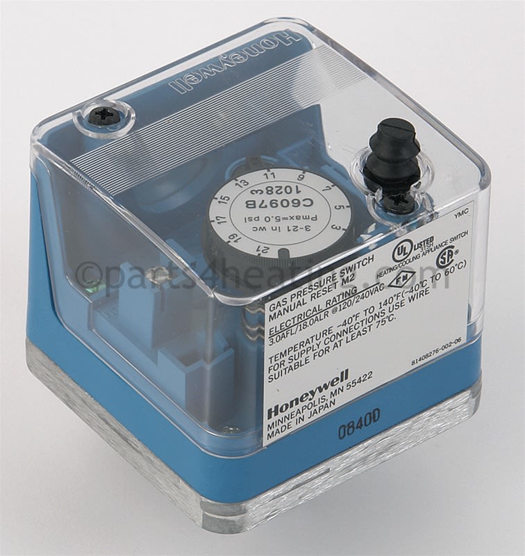 Parts4heating.com: Honeywell C6097B1028 Pressure Switch Parts4heating.com: Honeywell C6097B1028 Pressure Switch