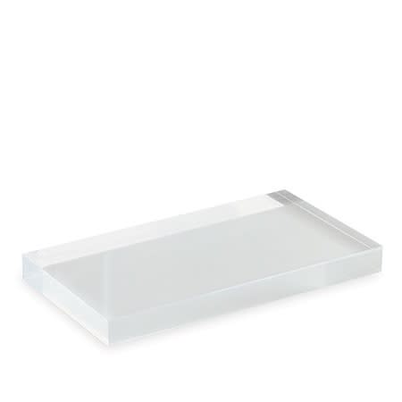 Clear Lucite Rectangle Stand Medium
