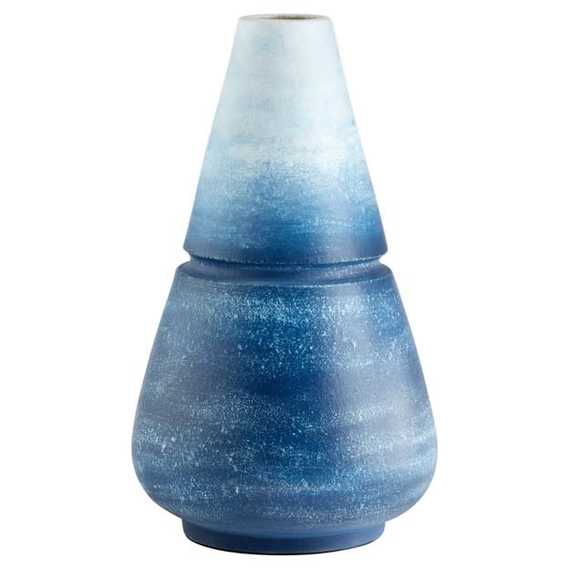 Amarna Vase Designed by J Kent Martin | Blue Ombre - Small Amarna Vase Designed by J Kent Martin | Blue Ombre - Small