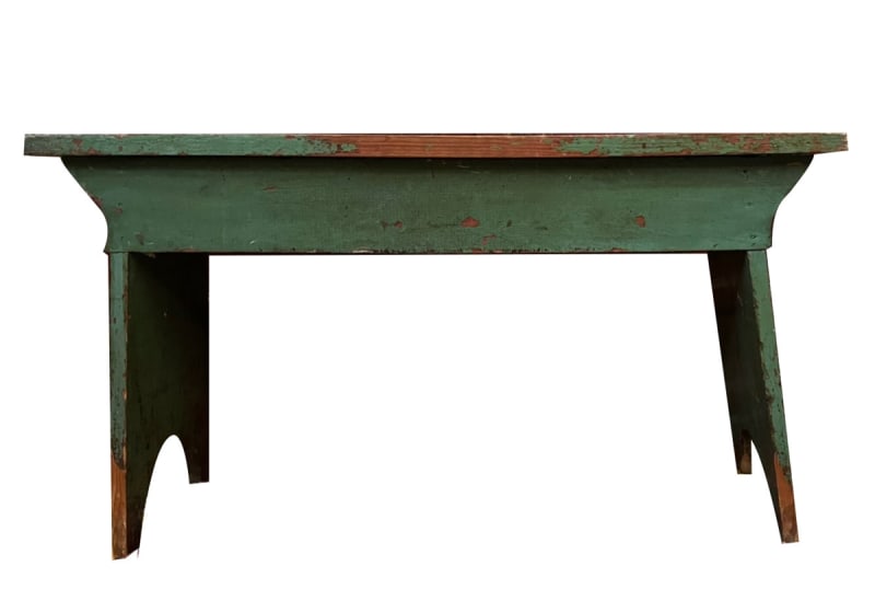 Antique Green Bench