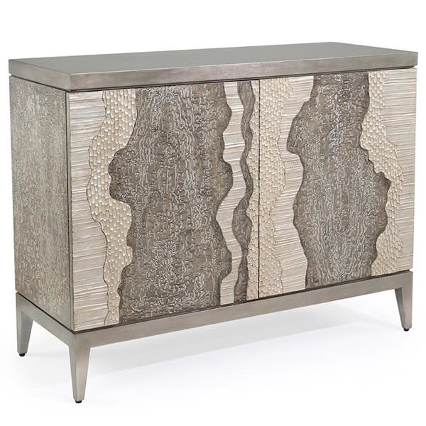 Riverâ€™s Edge Silver Chest â€“ angled front view