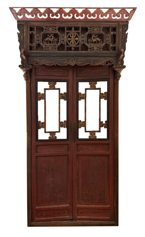 Antique Wooden Door & Frame