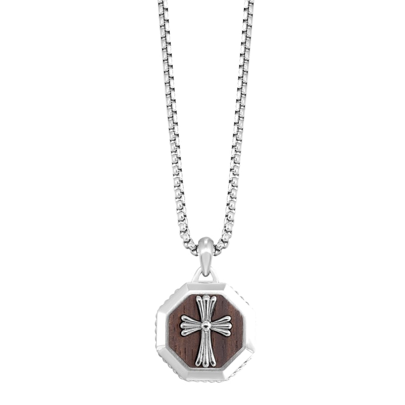 Cross Steel Pendant - Stainless Steel