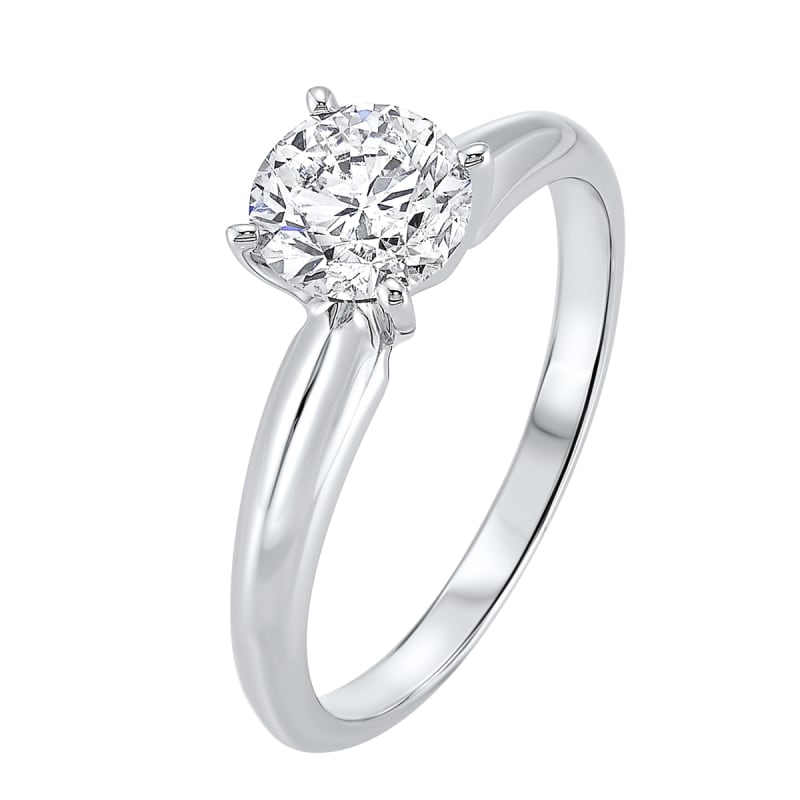 1 1/2CT SOLITAIRE LAB GROWN DIAMOND RING IN 14K  WHITE GOLD