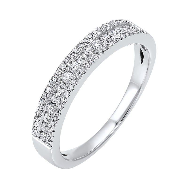 1/4 CT Diamond Band 14K White Gold