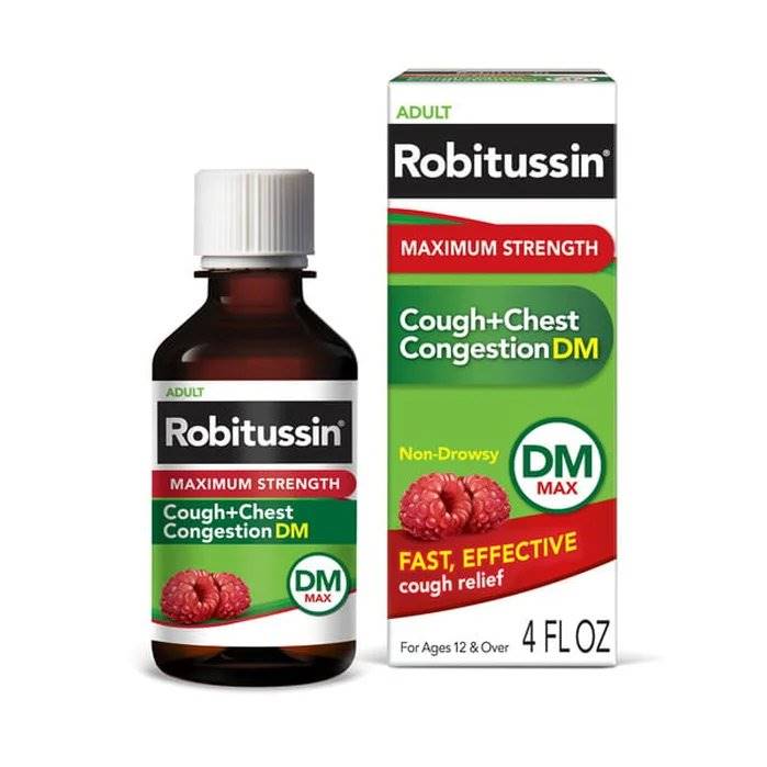 Glaxo Consumer Products Robitussin Adult Cough + Chest Congestion DM Liquid