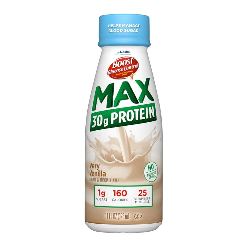 Nestle Healthcare Nutrition BoostÂ® Glucose Control Max Vanilla Balanced Nutritional Drink, 11-ounce Bottle