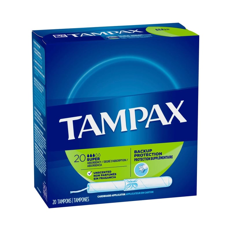 Procter & Gamble TampaxÂ® Tampons Super Absorbency Unscented