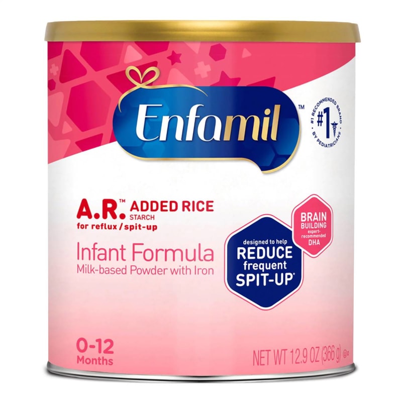 Mead Johnson Infant Formula EnfamilÂ® A.R.â„¢ Unflavored 12.9 oz. Can Powder Added Rice Spit Up