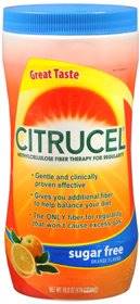 Glaxo Consumer Products CitrucelÂ® Methylcellulose Fiber Sugar-Free Orange Flavor Powder