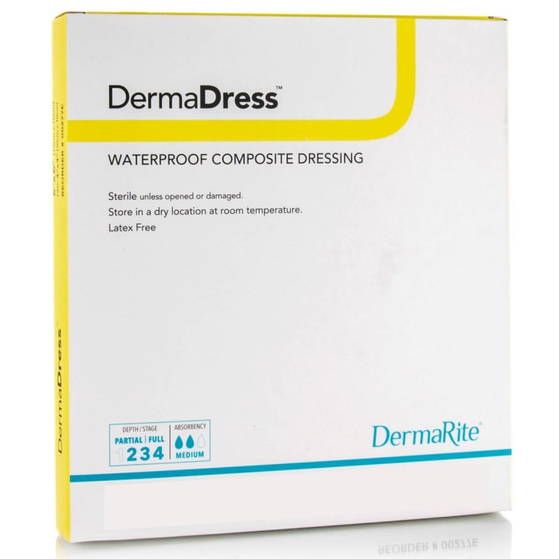 Sion Brands LLC DermaDressâ„¢ Composite Dressing, 4 x 4 Inch
