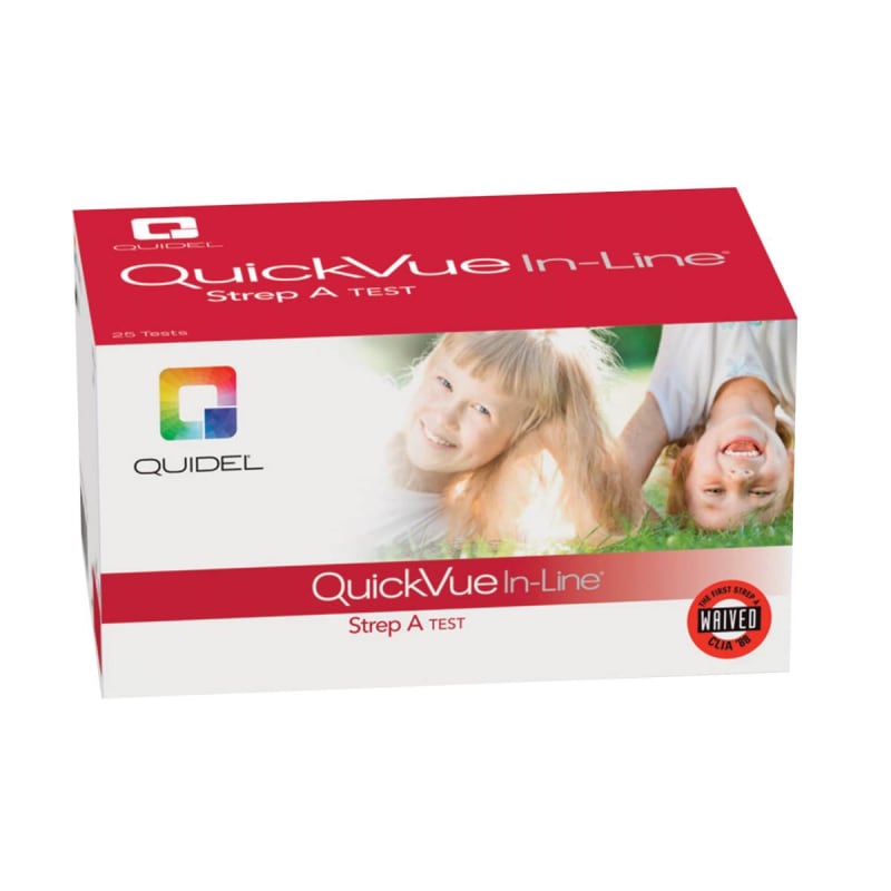 Quidel QuickVueÂ® In-LineÂ® Strep A Infectious Disease Immunoassay Respiratory Test Kit