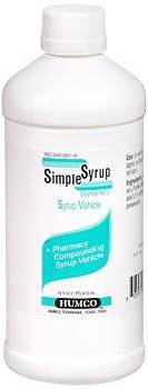 Humco Simple Syrup Oral Suspending Vehicle